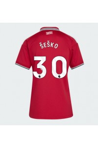 Manchester United Benjamin Sesko #30 Fotballdrakt Hjemme Klær Dame 2026-27 Korte ermer